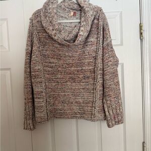 Pilcro Multicolor Cowl Neck Sweater